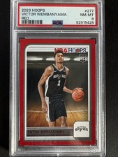 2023-24 Panini NBA Hoops - Rookies Victor Wembanyama #277 Red /75 (RC)