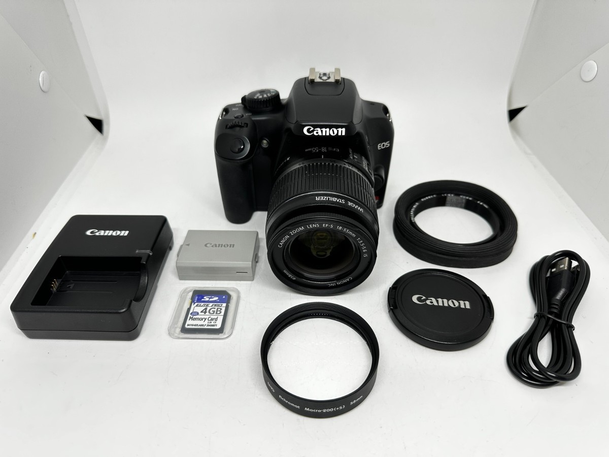 Canon EOS Rebel XS 1000D Digital SLR Camera w/ EF-S 18-55mm IS Lens