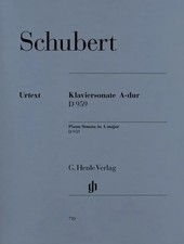 Schubert, Franz - Klaviersonate A-dur D 959 | Instrumentation: Piano solo | Buch