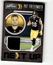 2021 Panini Playbook Pat Freiermuth Next Up Jerseys #NXT-PFR