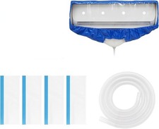 Mini Split A/C Dust Cleaning Waterproof Cover Bag with Drain Outlet Service Kit