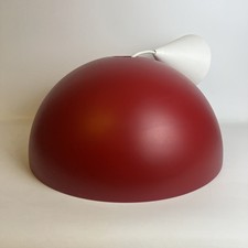 IKEA 365+ Brasa Lichtkuppel rot groß Vintage Retro Industrial Style