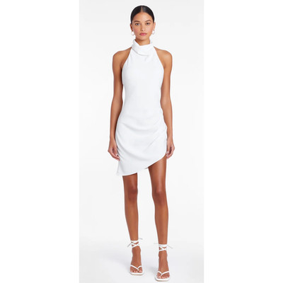 light yellow mini dresses Amy Ruffle Strap Mini Dress