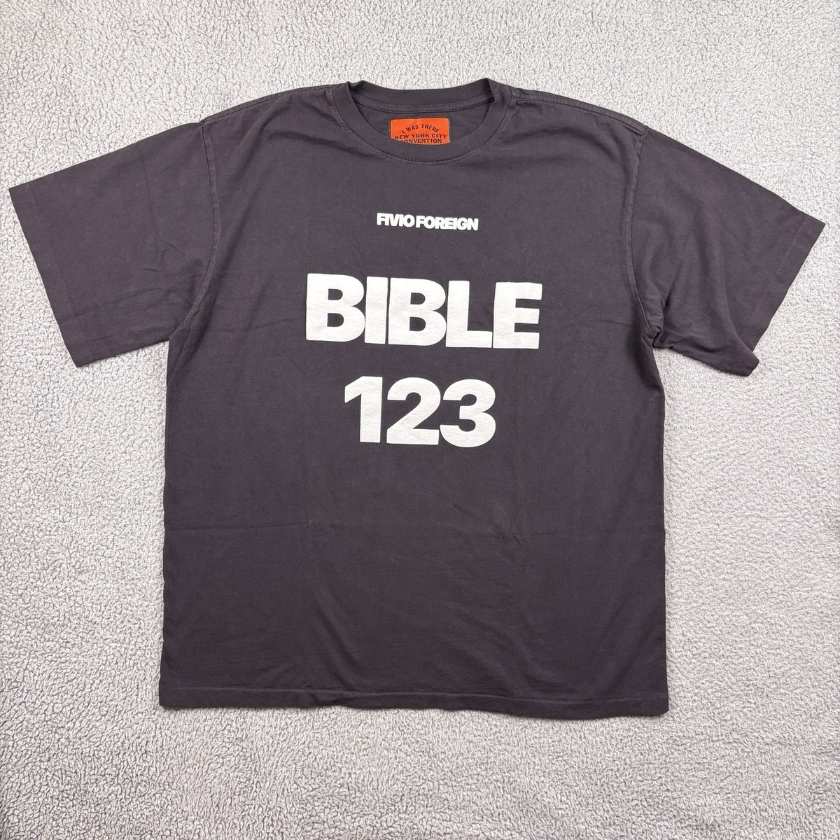 Rivington Roi Rebis Shirt Mens M Black Fivio Foreign Bible NYC