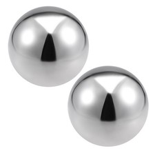 75mm Dia acier Inox 304 boule escalier Main courante Newel Post 2Pcs