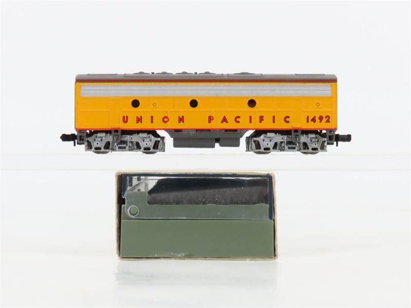 N Scale Bachmann Plus 11256 UP Union Pacific EMD F7B Diesel #1492 - BAD GEARS