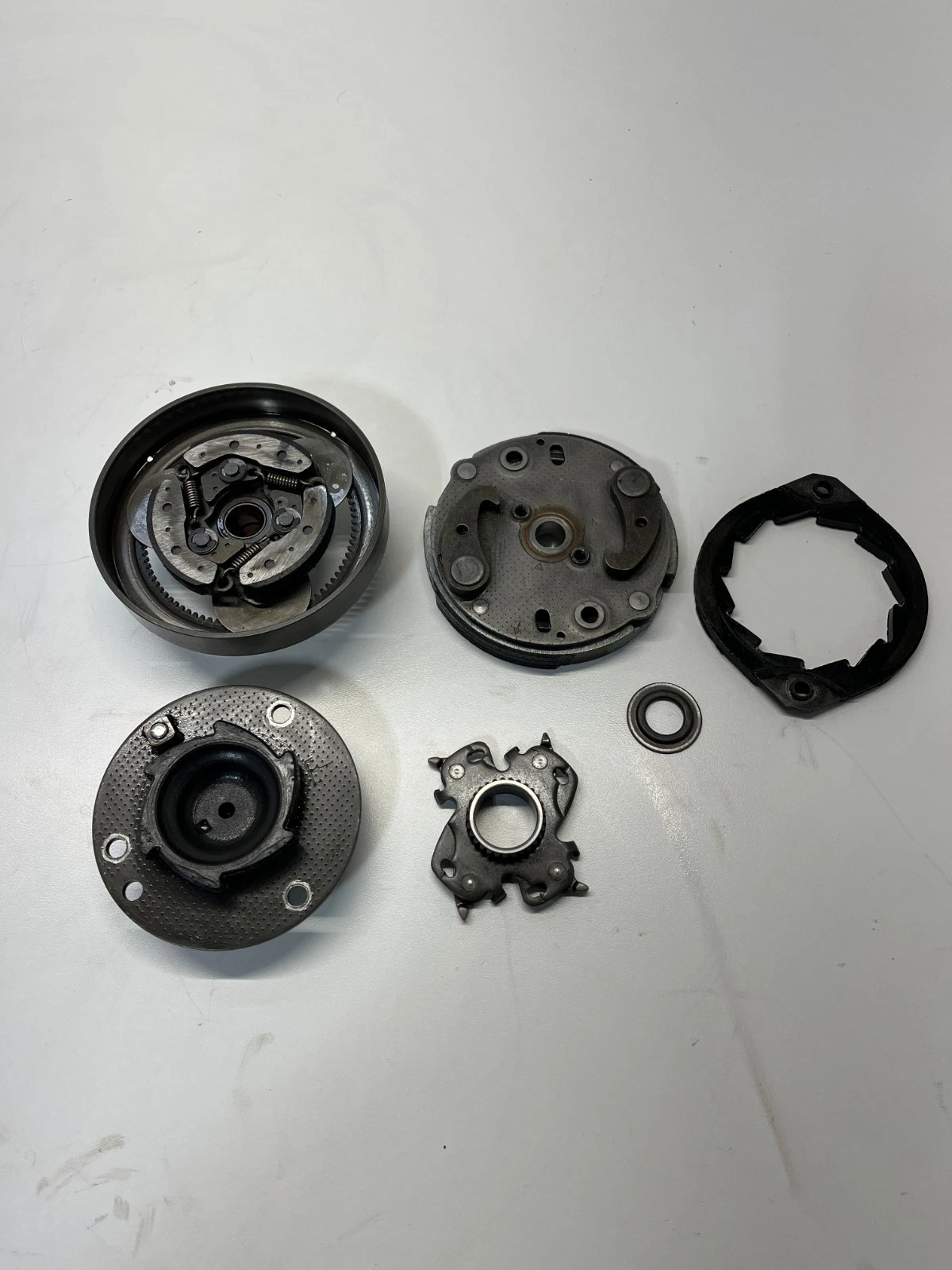 81 1981 Honda Express II 50 NA50 OEM Drive Clutches Clutch Basket Drum Assembly