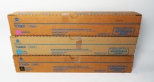 Konica TN324 Toner Cartridge 3 Set TN324M TN324CTN324K Magenta Cyan Black NEW