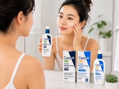 CeraVe AM/PM Facial Moisturizing Lotion Skin Care Set Ultra Lightweight 3oz New