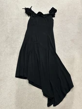 BCBGMAXAZRIA black dress with details around neck (S)