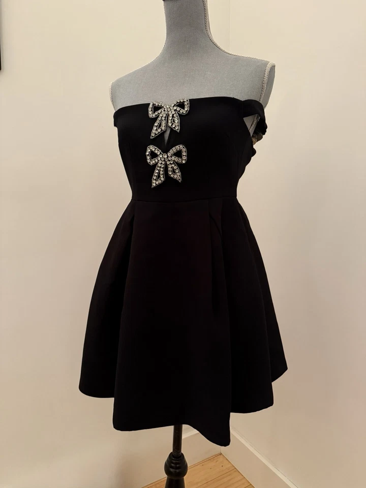 Mini vestido autorretrato para mujer, talla 0 Foto 3 de 4