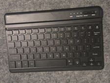Black Wireless Bluetooth Keyboard for Mac  Windows   Ultra Slim, Rechargeable