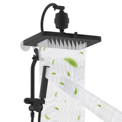 #ad 5 spray Filtered Rainfall Shower Head Combo High Pressure 13#x27;#x27; Showerhead wi... $194.04