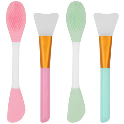 4 Pcs Silicone Face Mask Applicators, Flexible Facial Mud Masks Applicator, Face