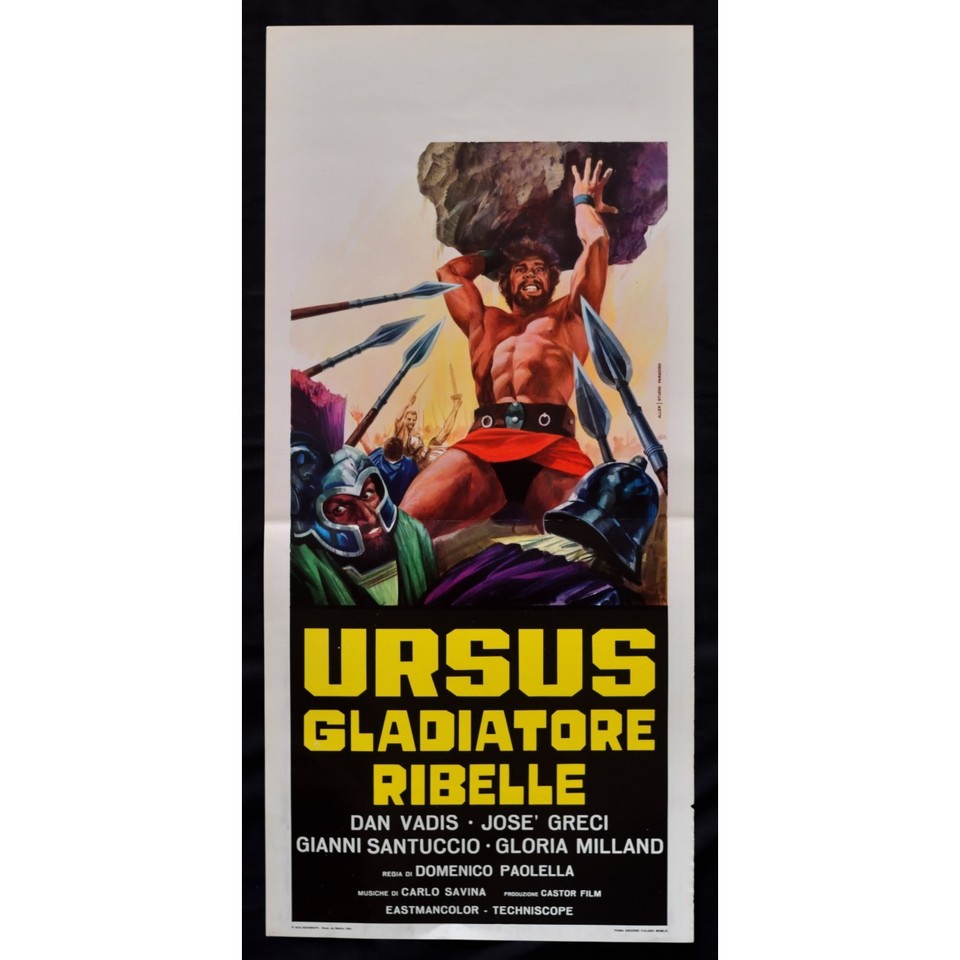 Locandina di Ursus gladiatore ribelle (1962)