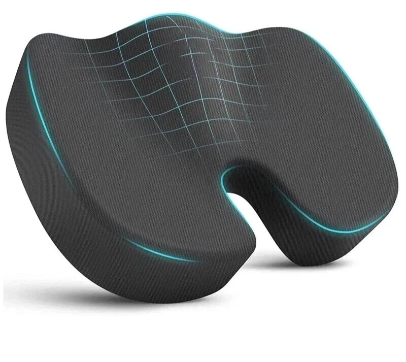 Homaisson Memory Foam Seat Cushion | Office Chair, Wheelchair, Car Seat Pad For Back & Tailbone Pain Relief, Non-Slip - View #10