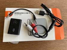 TaoTronics TT-BA07 Wireless Bluetooth 5.0 2-in-1 Transmitter Receiver 3.5mm Used