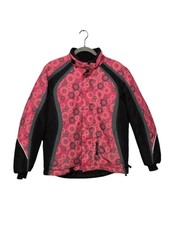 MOSSI Girls Size 14 Pink Motorcycle Riding Jacket Insulated Y2K Motocross Racing