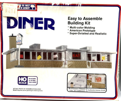 HO Life Like Diner Building Kit Train Layout 