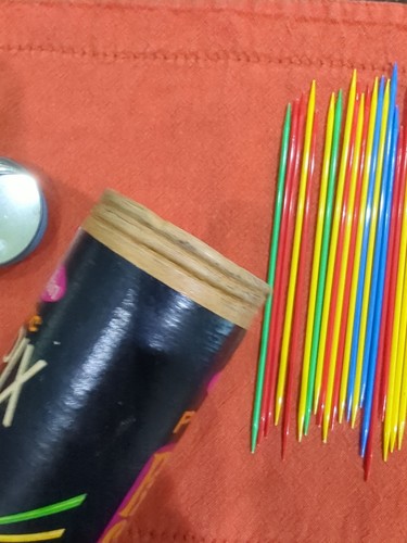 Vintage 1968 Whitman Plastic Pix Pix - Pick Up Sticks - Game Complete 31 Sticks - Picture 11 of 14