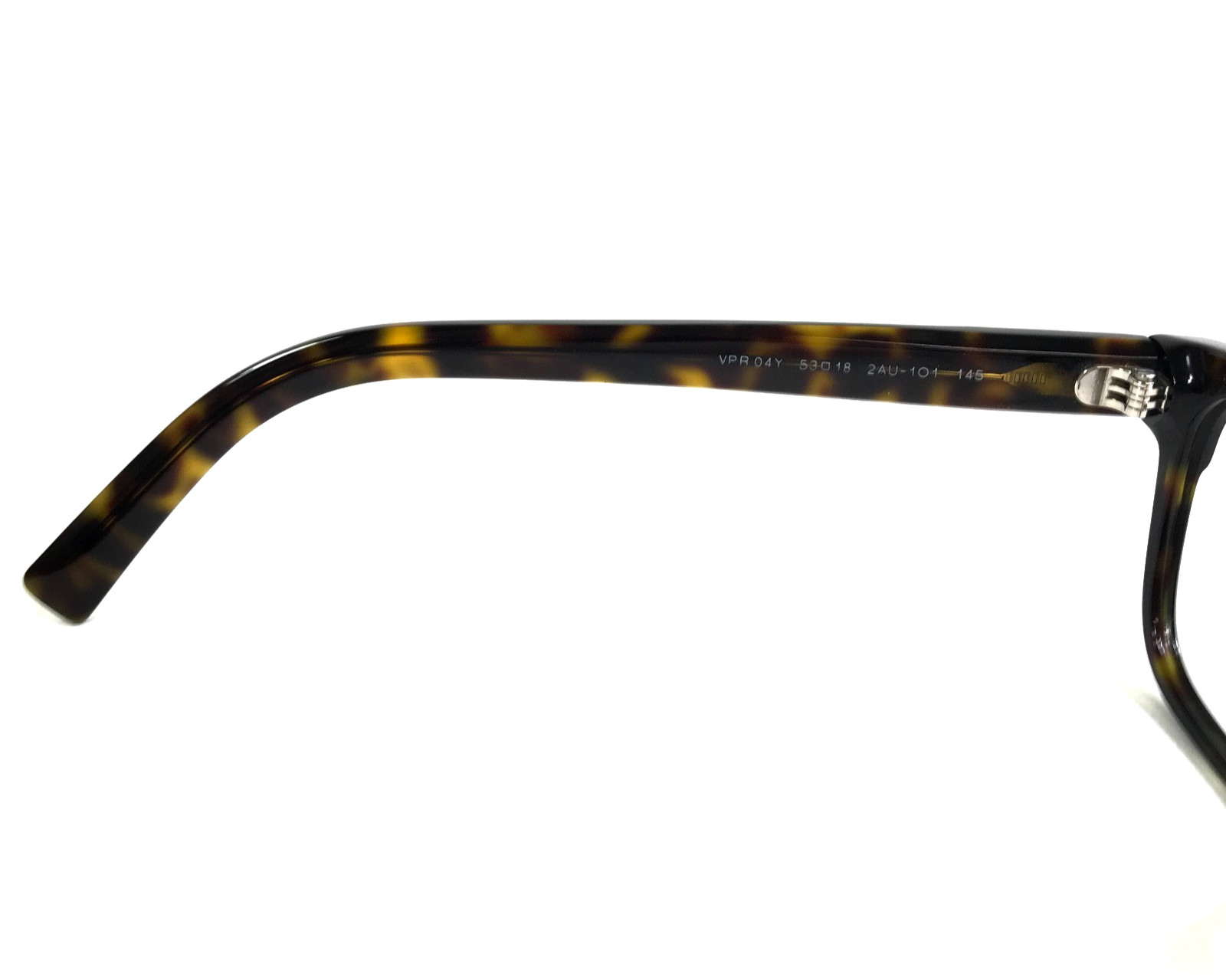 Prada Eyeglasses Frames VPR04Y 2AU-1O1 Havana Tortoise Brown Square 53-18-145 thumbnail 9