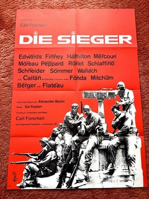 Die Sieger Kinoplakat Poster A1, Romy Schneider, Wallach, Mitchum, Peter Fonda