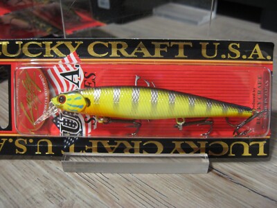 Lucky Craft 3 7/8'' Suspending Fishing Lure 3/8 Oz Slender PO97MR Purple Ch Gill
