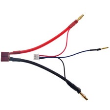 Hard Case 7.4V (2S) Lipo Battery Harness with Deans Plug