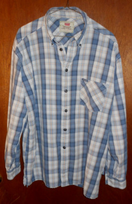 Levi Strauss & Co. Men's X-Large Plaid LS Shirt  LABELED Original Levi's' Jeans