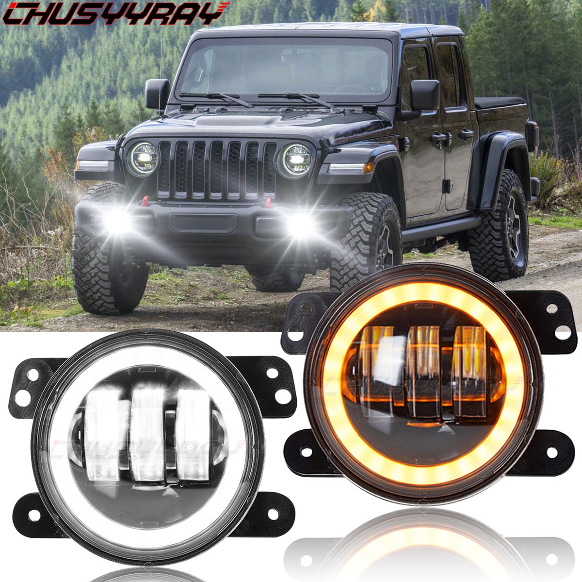 Headlamp and Fog Lamp Kit | JEEP GLADIATOR HIGH ALTITUDE 2022 Headlamp and Fog Lamp Kit | JEEP GLADIATOR HIGH ALTITUDE 2022