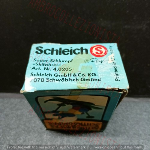 Puffo Sciatore 40205 con Scatola Box - PEYO Schleich(s) - Picture 8 of 8
