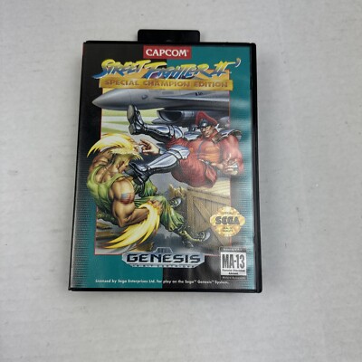 Street Fighter II Special Champion Edition Boxed Sega Genesis ..  - Complete CIB