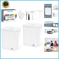 2-Pack Waste Ink Tank Pad Replacement for Ecotank Printers - Reliable Solution
