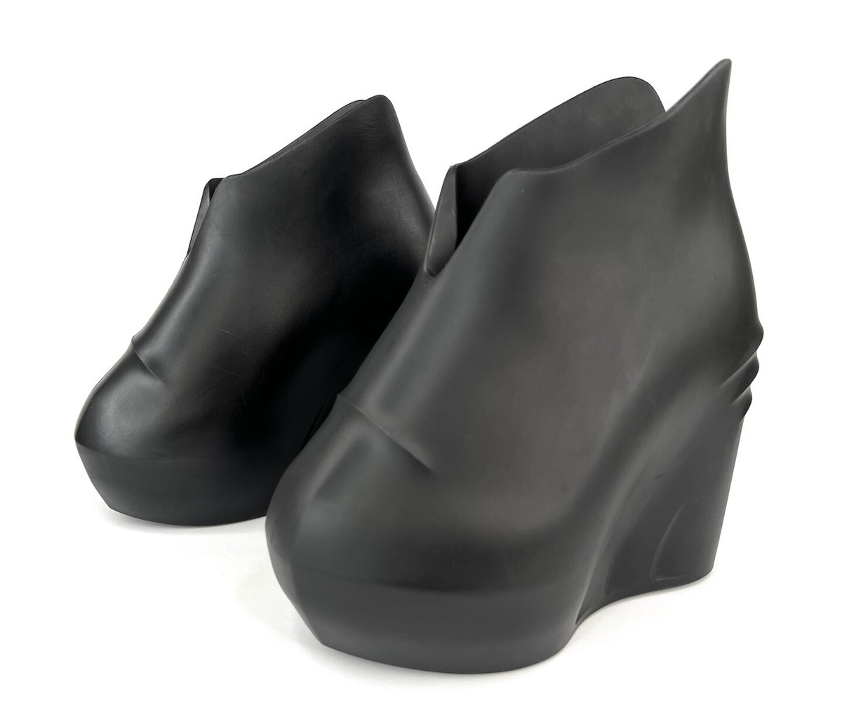 GIVENCHY ◆ MONUMENTAL MALLOW WEDGE SHOES Givenchy Monumental Mallow Wedge Givenchy Women's Black