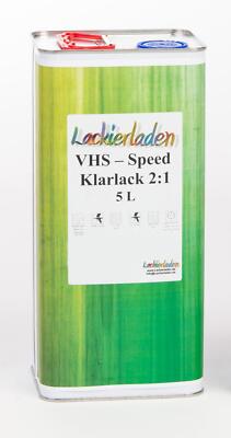 2K VHS Speed Klarlack 2:1 5,0 L | Hochglanz 2:1 schnell Lack kratzfest 5 L 5000 