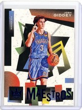 2021-22 Panini Court Kings JOSH GIDDEY BLUE Maestros RC Rookie Thunder 24/25