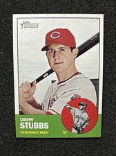DREW STUBBS #21 2012 Topps Heritage Baseball QTY Cincinnati Reds