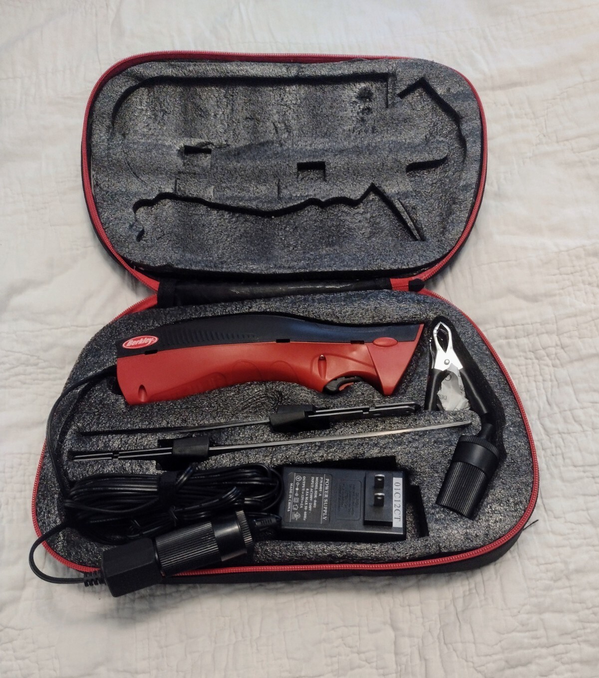 Berkley Fillet Knife Fishing Electric with Stndrd/Vehicle Plg/Bttry