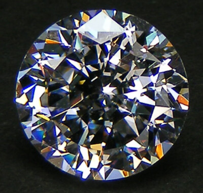 ROUND 6-10 MM. EXTRA BRILLIANT 100 FACETS WHITE RUSSIAN CUBIC ZIRCONIA CZ