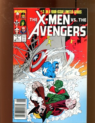 X Men Vs. Avengers #3 - Josef Rubinstein Cover Art! (9.0) 1987