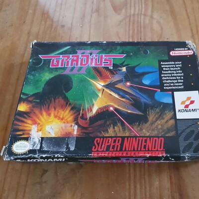 Gradius III (3) Konami Super Nintendo (SNES) USA VERSION  