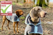 Abrigo de secado de microfibra Henry Wag, MEDIANO, toalla para perro, paseos, fangoso,