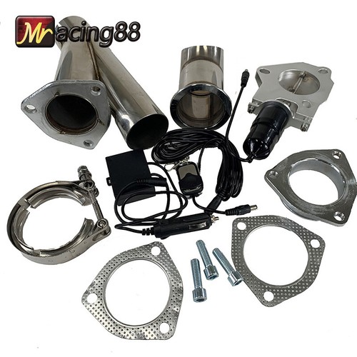 2.5" 63mm Electric Exhaust Control ECut Out Valve System With Switch