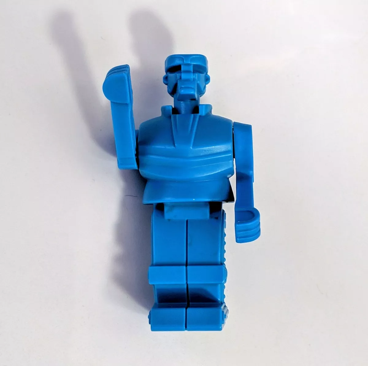 2012 Mattel Burger King Kids Meal Toy Rock Em Sock Em Robot Blue Bomber Figura