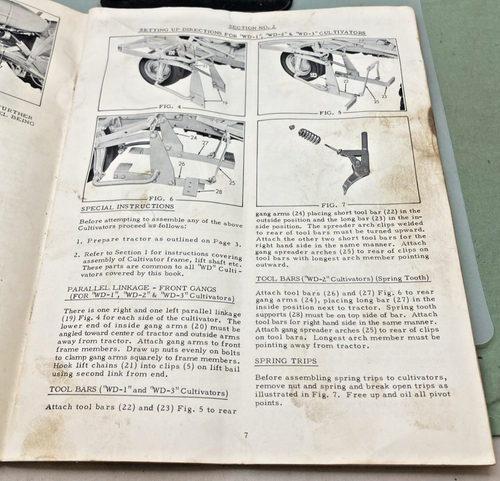 GENUINE ALLIS-CHALMERS TM-10F OPERATING INSTRUCTIONS & REPAIR PARTS ILLUSTRATION - 第 3/3 張圖片