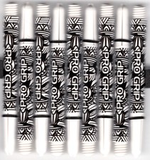 2in. 2ba White TARGET INK Pro Grip Dart Shafts  Springs: 1 set of 3
