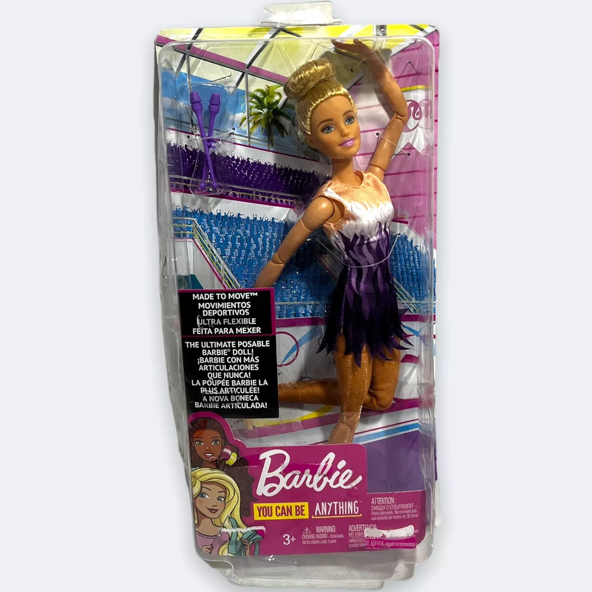 Barbie Made To Move Gymastic Posable Doll