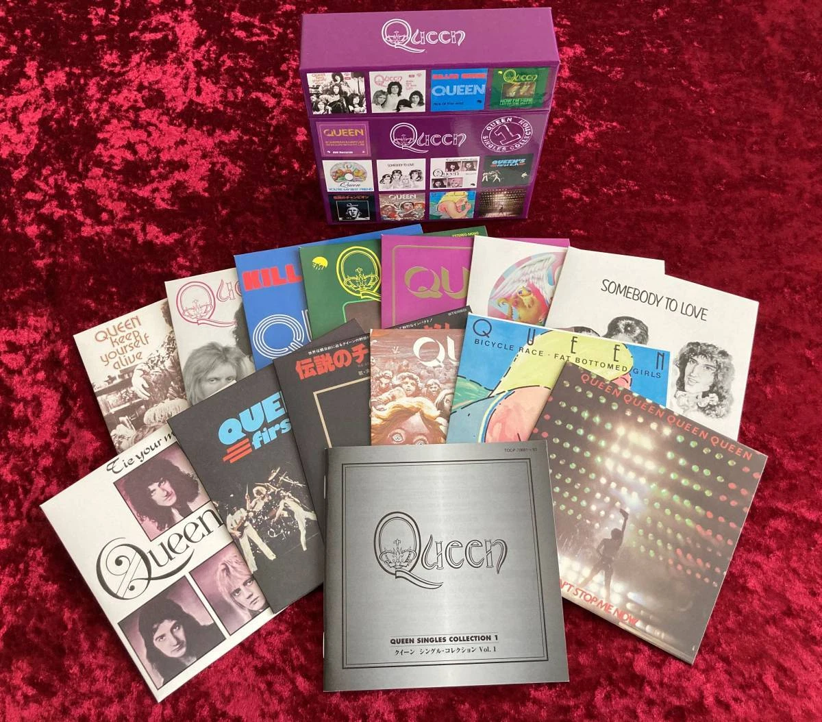 QUEEN Singles Collection Vol.1 JAPAN CD BOX Very Good