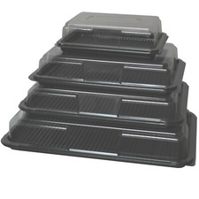 Deli Supplies Buffet Party food Platters & Lids. Cakes, Sandwich Platter