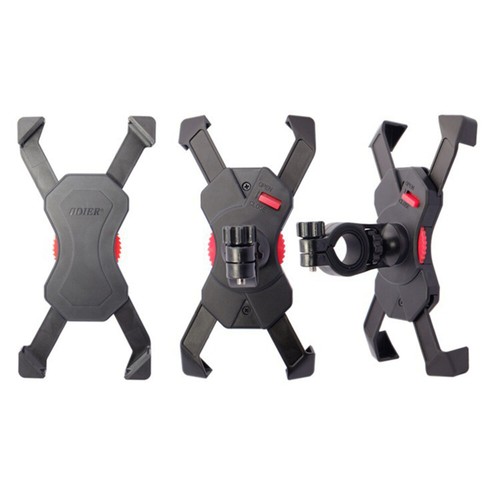 Mobile Phone Holder Motorcycle Cell Navigation Bracket Cycling Handlebar - Photo 4 sur 12